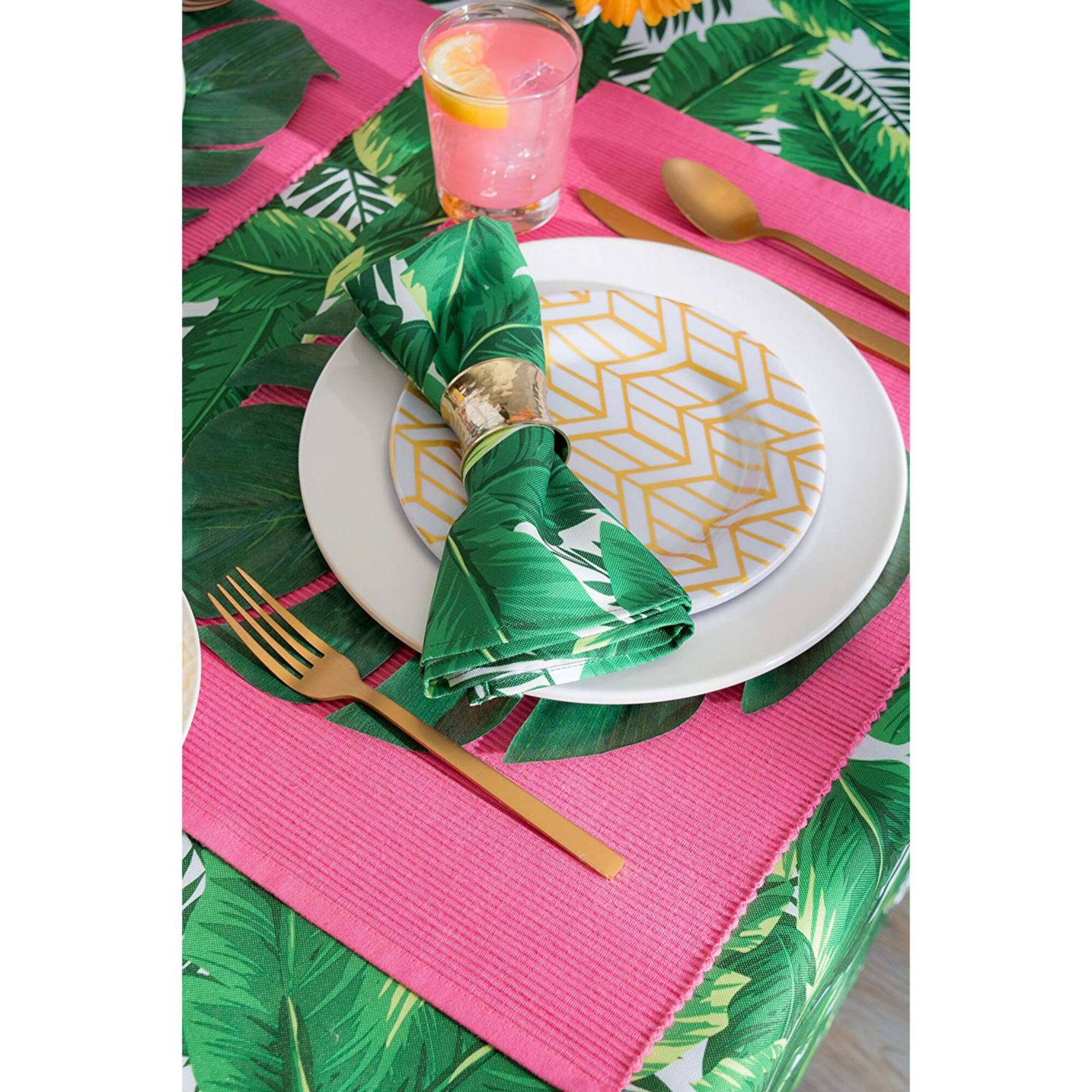 DII® Banana Leaf Print Outdoor Napkin, 6ct.
